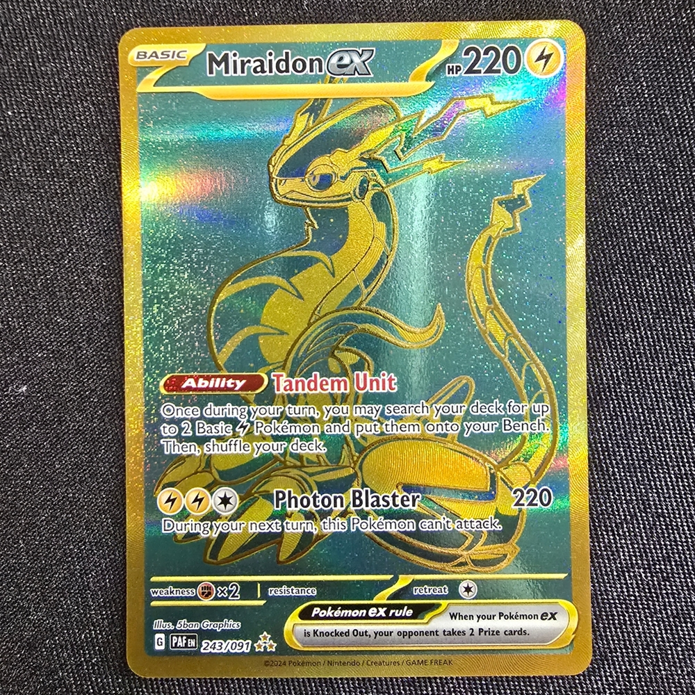 Miraidon Ex 243/091 Paldean Fates Hyper Rare - Pokémon TCG